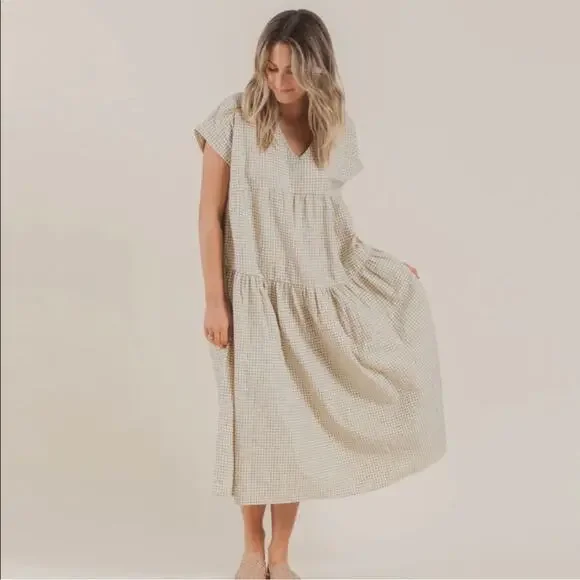 chinese dress ladies Vienna Linen Dress main image 1